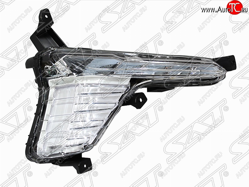 3 799 р. Левая противотуманная фара SAT (LED) Hyundai Sonata LF рестайлинг (2017-2019)  с доставкой в г. Кемерово