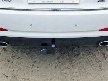 Фаркоп (тягово-сцепное устройство) TCC Hyundai Sonata  LF (2017-2019) рестайлинг (шар А)