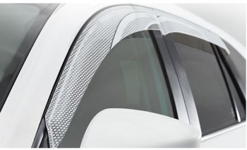 2 479 р. Дефлектора окон CA-Plastic  Hyundai Starex/Grand Starex/H1  TQ (2014-2018) рестайлинг (Серия Art белая)  с доставкой в г. Кемерово. Увеличить фотографию 2