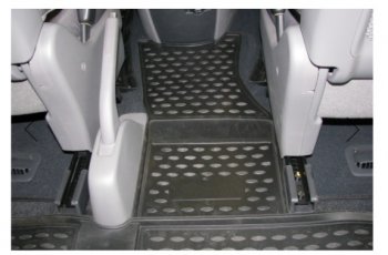 4 999 р. Коврики в салон Element 4 шт. (полиуретан) Hyundai Starex/Grand Starex/H1 TQ рестайлинг (2014-2018)  с доставкой в г. Кемерово. Увеличить фотографию 5