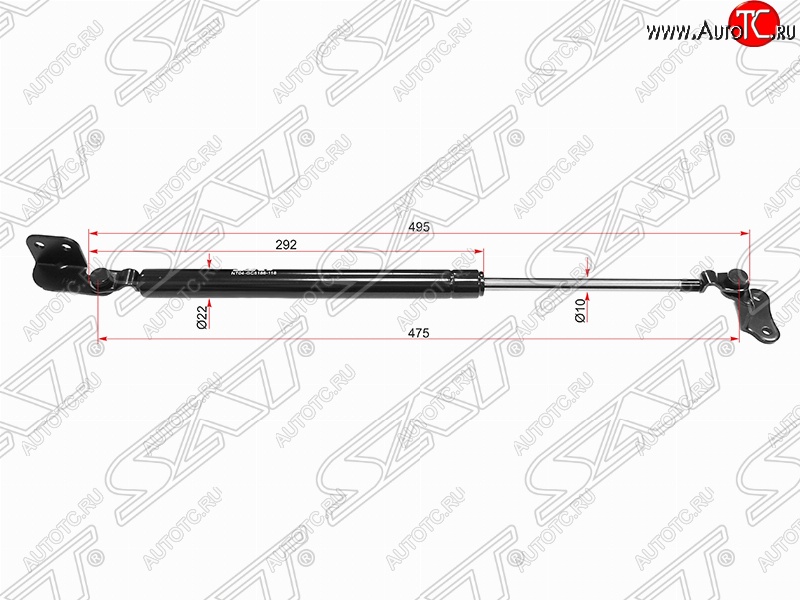 1 069 р. Правый упор капота SAT (газовый) Hyundai Terracan HP дорестайлинг (2001-2004)  с доставкой в г. Кемерово