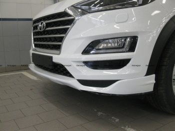 6 799 р. Юбка переднего бампера АВТОКРАТ Hyundai Tucson TL рестайлинг (2018-2021) (Неокрашенная)  с доставкой в г. Кемерово. Увеличить фотографию 2
