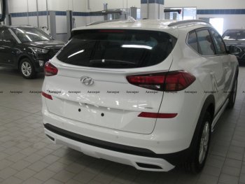 6 799 р. Юбка заднего бампера АВТОКРАТ Hyundai Tucson TL рестайлинг (2018-2021) (Неокрашенная)  с доставкой в г. Кемерово. Увеличить фотографию 3