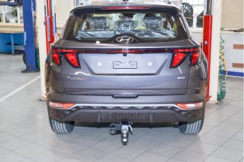 17 449 р. Фаркоп PT GROUP /съемный квадрат/ HYUNDAI Tucson 2021- (Сборка РФ)/ KIA Sportage 2022- (HTS-21-991101.22) Hyundai Tucson NX4 (2020-2022)  с доставкой в г. Кемерово. Увеличить фотографию 3