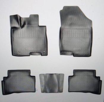 2 699 р. Коврики салона (евро, короткая база) Norplast Unidec  Hyundai Tucson  NX4 (2020-2022) (цвет: черный)  с доставкой в г. Кемерово. Увеличить фотографию 1