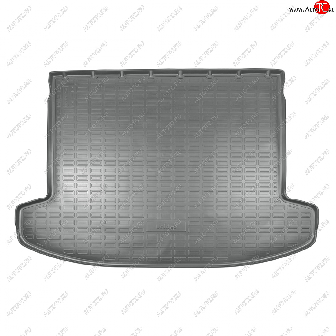 2 199 р. Коврик багажника Unidec (евро короткая база)  Hyundai Tucson  NX4 (2020-2022) (Серый)  с доставкой в г. Кемерово