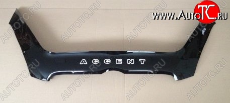 999 р. Дефлектор капота (рестайлинг) Russtal Hyundai Accent 3 MC хэтчбек (2005-2011)  с доставкой в г. Кемерово