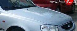 15 999 р. Капот Стандартный Hyundai Accent седан ТагАЗ (2001-2012) (Окрашенный)  с доставкой в г. Кемерово. Увеличить фотографию 1