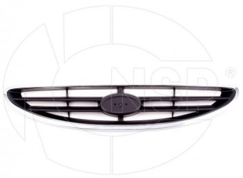 Решетка радиатора NSP (хром). Hyundai Accent 2 LC седан дорестайлинг (ТагАЗ) (1999-2012)