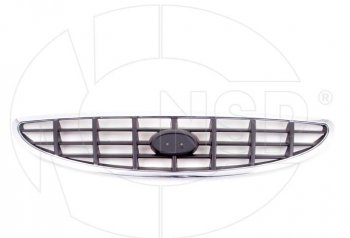 Решетка радиатора NSP. Hyundai Accent 2 LC седан дорестайлинг (ТагАЗ) (1999-2012)