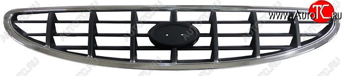 1 499 р. Решётка радиатора SAT Hyundai Accent 2 LC седан дорестайлинг (ТагАЗ) (1999-2012) (Неокрашенная) с доставкой в г. Кемерово Увеличить фотографию 1 1 499 р. Решётка радиатора SAT Hyundai Accent 2 LC седан дорестайлинг (ТагАЗ) (1999-2012) (Неокрашенная) с доставкой в г. Кемерово
