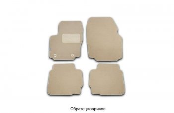 Комплект ковриков в салон Element 5 шт. (текстиль) Hyundai Accent седан ТагАЗ (2001-2012) (бежевые)