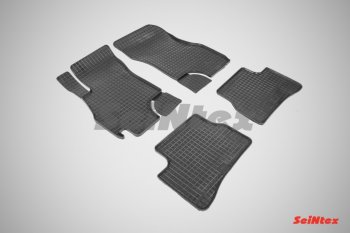 Износостойкие резиновые коврики в салон Сетка Seintex Hyundai Accent  седан ТагАЗ (2001-2012)