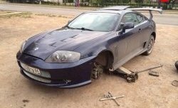 9 649 р. Передний бампер Aston Hyundai Coupe (2002-2008) (Неокрашенный)  с доставкой в г. Кемерово. Увеличить фотографию 5