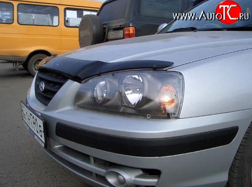 2 599 р. Дефлектор капота NovLine Hyundai Elantra XD седан дорестайлинг (2000-2003)  с доставкой в г. Кемерово