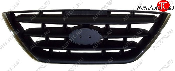 2 499 р. Решётка радиатора SAT  Hyundai Elantra  XD2 (2003-2010) рестайлинг седан (Неокрашенная)  с доставкой в г. Кемерово