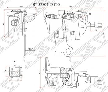 2 399 р. Катушка зажигания SAT Hyundai Elantra XD седан дорестайлинг (2000-2003)  с доставкой в г. Кемерово. Увеличить фотографию 1