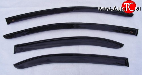611 р. Комплект дефлекторов окон (ветровиков) 4 шт. (седан) Novline Hyundai Elantra HD (2006-2011)  с доставкой в г. Кемерово
