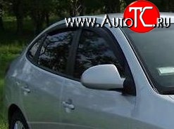 999 р. Комплект дефлекторов окон (ветровиков) 4 шт. (седан) Russtal Hyundai Elantra HD (2006-2011)  с доставкой в г. Кемерово