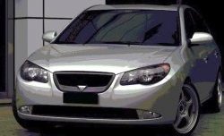 4 599 р. Решётка радиатора RoadRuns Hyundai Elantra HD (2006-2011) (Неокрашенная)  с доставкой в г. Кемерово. Увеличить фотографию 2