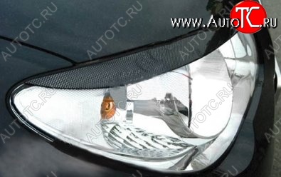 1 649 р. Реснички на фары CT v2 Hyundai Elantra HD (2006-2011) (Неокрашенные)  с доставкой в г. Кемерово
