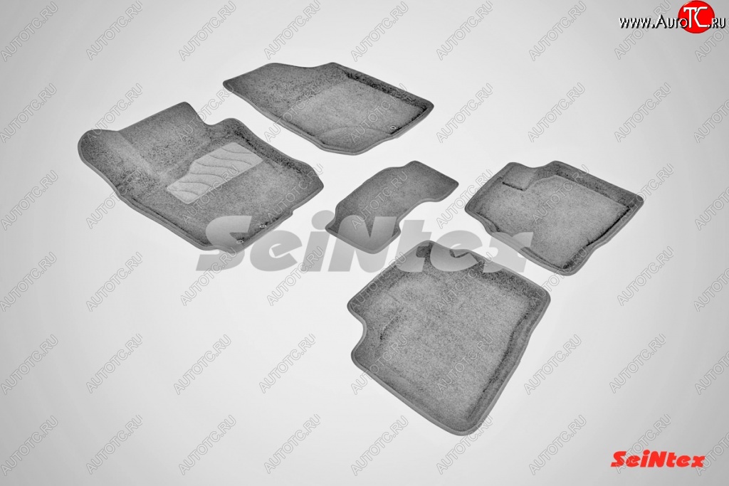 7 399 р. Износостойкие коврики в салон 3D HYUNDAI ELANTRA серые (компл)  Hyundai Elantra  HD (2006-2011)  с доставкой в г. Кемерово