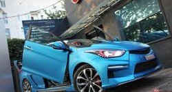 9 299 р. Передний бампер с решеткой радиатора M&S VERSION Hyundai Elantra MD дорестайлинг (2010-2013) (Неокрашенный)  с доставкой в г. Кемерово. Увеличить фотографию 2