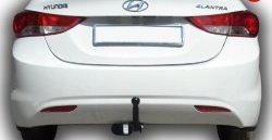 60 999 р. Фаркоп (седан) Лидер Плюс Hyundai Elantra MD рестайлинг (2013-2016) (Без электропакета)  с доставкой в г. Кемерово. Увеличить фотографию 2