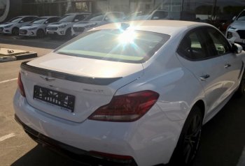7 949 р. Спойлер на багажник АвтоКрат Hyundai Genesis DH седан рестайлинг (2014-2017) (Неокрашенный)  с доставкой в г. Кемерово. Увеличить фотографию 2