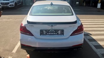 7 949 р. Спойлер на багажник АвтоКрат Hyundai Genesis DH седан рестайлинг (2014-2017) (Неокрашенный)  с доставкой в г. Кемерово. Увеличить фотографию 5
