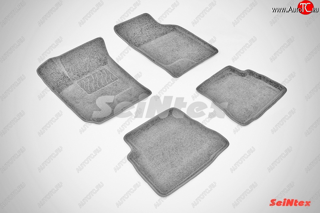5 499 р. Износостойкие коврики в салон 3D HYUNDAI GETZ серые (компл)  Hyundai Getz  TB (2002-2010) хэтчбэк 5 дв. дорестайлинг, хэтчбэк 5 дв. рестайлинг  с доставкой в г. Кемерово