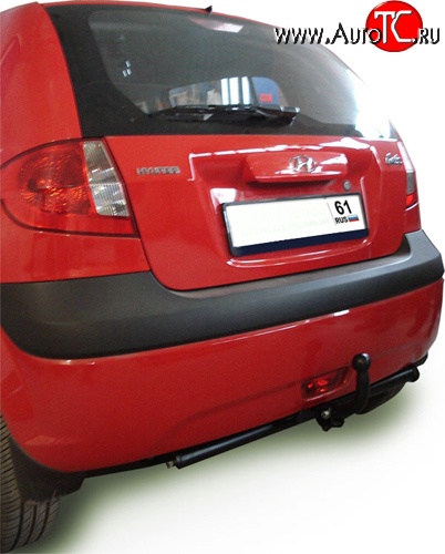 9 649 р. Фаркоп NovLine Hyundai Getz TB хэтчбэк 5 дв. дорестайлинг (2002-2005)  с доставкой в г. Кемерово