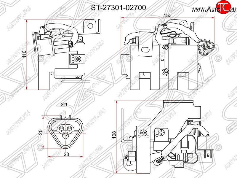 2 169 р. Катушка зажигания SAT Hyundai i10 PA рестайлинг (2011-2013)  с доставкой в г. Кемерово