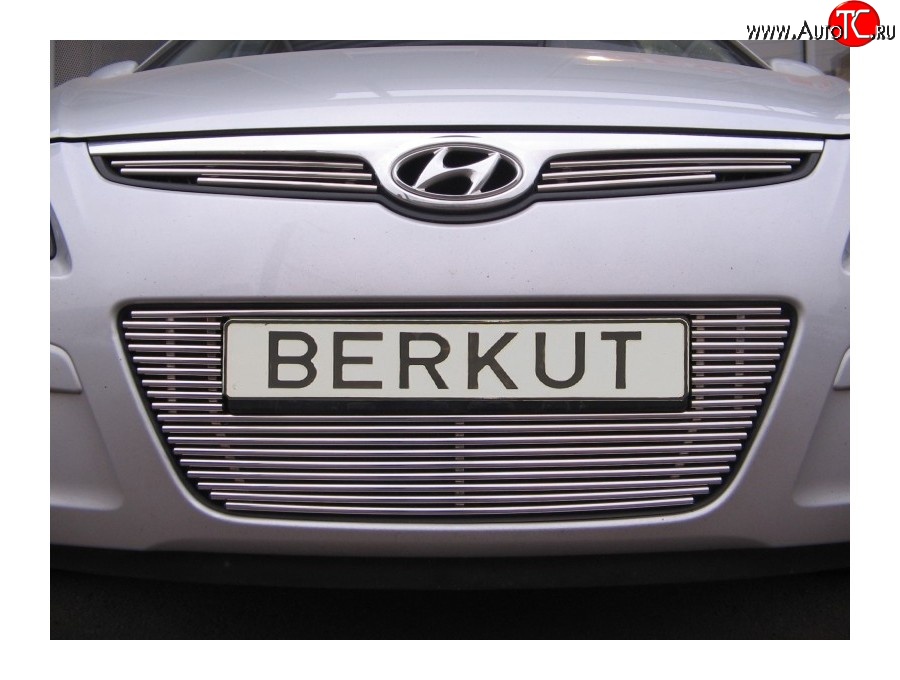 3 199 р. Декоративная вставка решетки радиатора Berkut Hyundai I30 FD хэтчбек дорестайлинг (2007-2010)  с доставкой в г. Кемерово