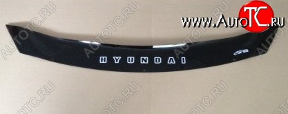 999 р. Дефлектор капота Russtal (короткий) Hyundai I40 1 VF рестайлинг универсал (2015-2019)  с доставкой в г. Кемерово