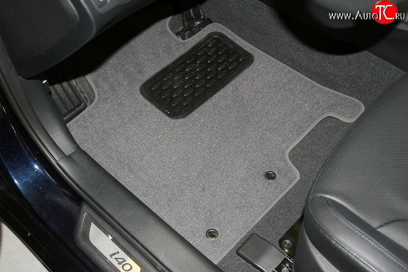 2 384 р. Коврик в салони Element 5 шт. (текстиль) Hyundai I40 1 VF дорестайлинг универсал (2011-2015)  с доставкой в г. Кемерово
