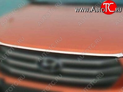 4 199 р. Накладка на капот СТ Hyundai IX25 GS рестайлинг (2017-2019)  с доставкой в г. Кемерово