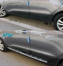 12 049 р. Пороги Original Design Style Hyundai IX35 LM рестайлинг (2013-2018)  с доставкой в г. Кемерово. Увеличить фотографию 3