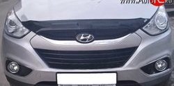 3 299 р. Дефлектор капота NovLine  Hyundai IX35  LM (2009-2018) дорестайлинг, рестайлинг  с доставкой в г. Кемерово. Увеличить фотографию 1