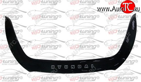 999 р. Дефлектор капота Russtal Hyundai IX35 LM дорестайлинг (2009-2013)  с доставкой в г. Кемерово