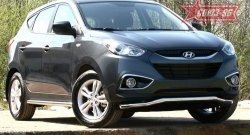 1 052 р. Защита переднего бампера одинарная Souz-96 (d60)  Hyundai IX35  LM (2009-2018) дорестайлинг, рестайлинг  с доставкой в г. Кемерово. Увеличить фотографию 2