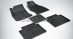 Износостойкие коврики в салон с рисунком Сетка SeiNtex Premium 4 шт. (резина) Hyundai Matrix  1 FC (2001-2010) дорестайлинг, 1-ый рестайлинг, 2-ой рестайлинг