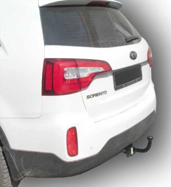 60 999 р. Фаркоп Лидер Плюс (до 1300 кг) Hyundai Santa Fe DM дорестайлинг (2012-2016) (Без электропакета)  с доставкой в г. Кемерово. Увеличить фотографию 2