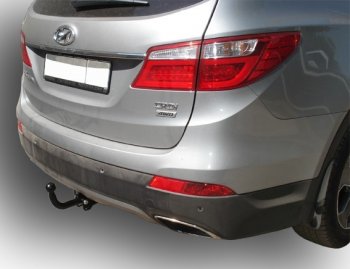 60 999 р. Фаркоп Лидер Плюс (до 1300 кг) Hyundai Santa Fe DM дорестайлинг (2012-2016) (Без электропакета)  с доставкой в г. Кемерово. Увеличить фотографию 4