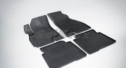 Износостойкие коврики в салон с рисунком Сетка SeiNtex Premium 4 шт. (резина) Hyundai Santa Fe  SM (2000-2012)