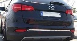 3 149 р. Накладка на нижнюю часть заднего стекла СТ Hyundai Santa Fe DM дорестайлинг (2012-2016)  с доставкой в г. Кемерово. Увеличить фотографию 3