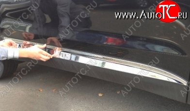 11 449 р. Молдинги CT Hyundai Santa Fe DM дорестайлинг (2012-2016) (Неокрашенные)  с доставкой в г. Кемерово