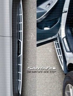 15 449 р. Пороги OEM Style Hyundai Santa Fe DM дорестайлинг (2012-2016)  с доставкой в г. Кемерово. Увеличить фотографию 2