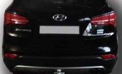 70 999 р. Фаркоп Лидер Плюс Hyundai Santa Fe DM дорестайлинг (2012-2016) (Без электропакета)  с доставкой в г. Кемерово. Увеличить фотографию 3