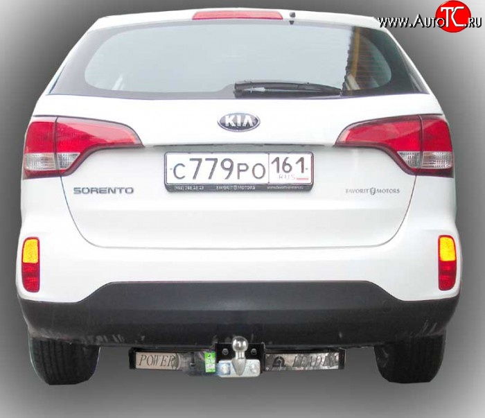 9 749 р. Фаркоп Лидер Плюс (с нерж. пластиной)  Hyundai Santa Fe  DM (2012-2016) дорестайлинг (Без электропакета)  с доставкой в г. Кемерово